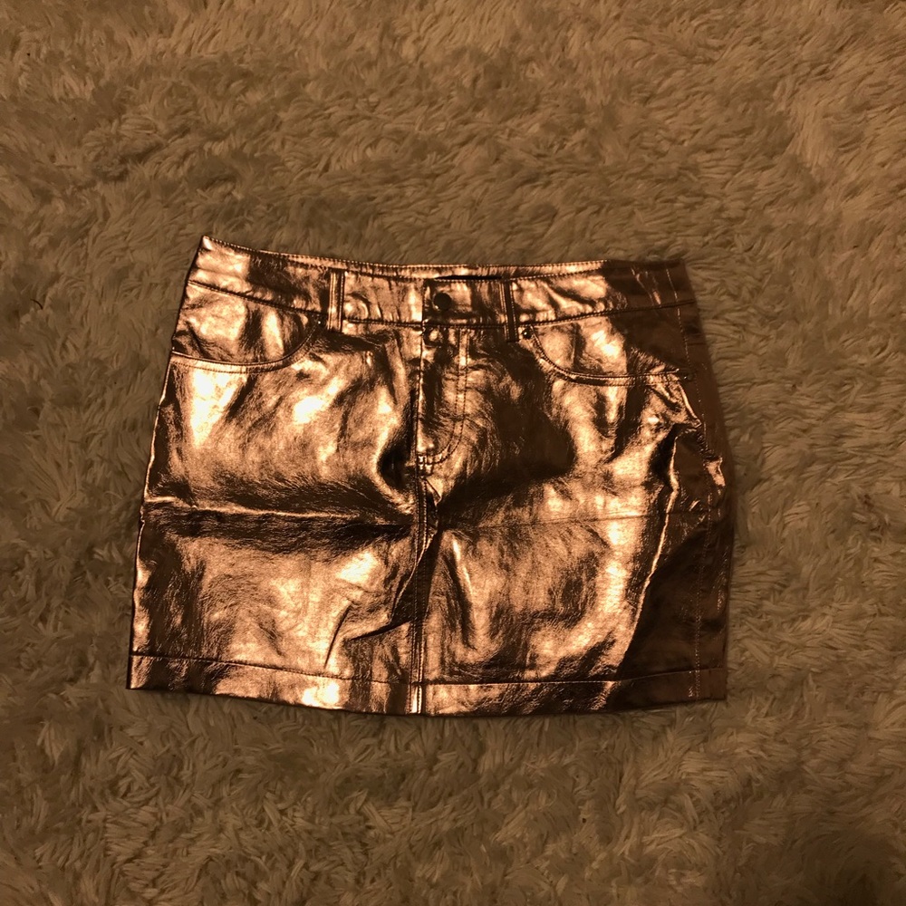 Forever 21 Metallic Skirt